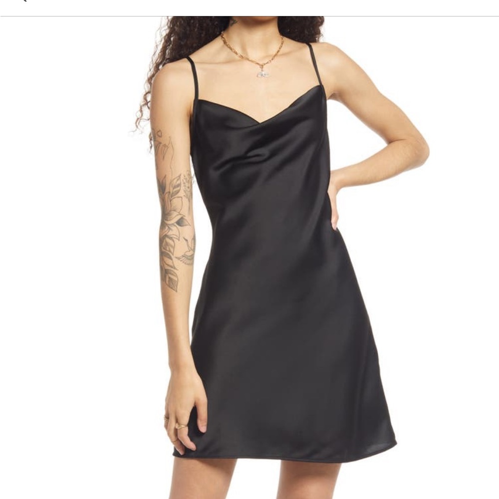 NWT BP cowl neck slip dress